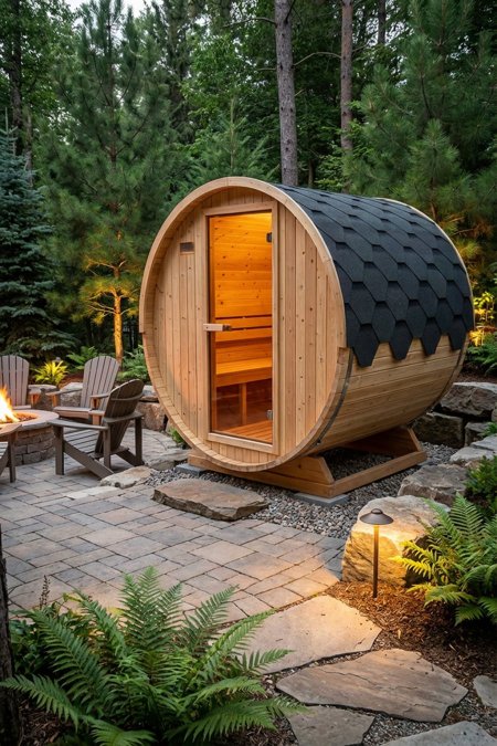 غرفة ساونا برميل – 4 أشخاص مع توصيل وتركيب