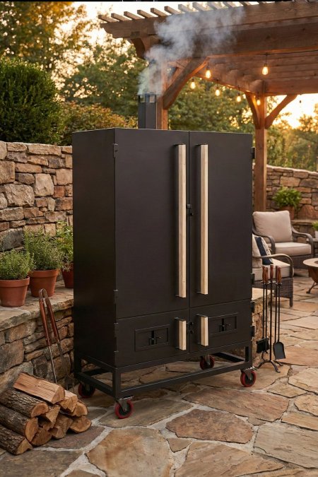 فرن مدخن دبل 120سم