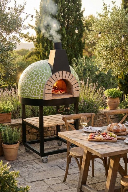فرن بيتزا موزاييك صغير – قطر داخلي 60 سم