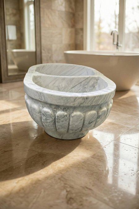 حوض حمّام تركي رخامي