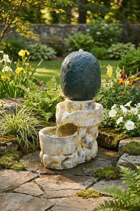 نافورة الأناناس – مودرن حجرية (1×0.50م)