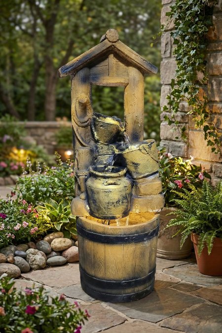 نافورة البير الريفي (حجم صغير)