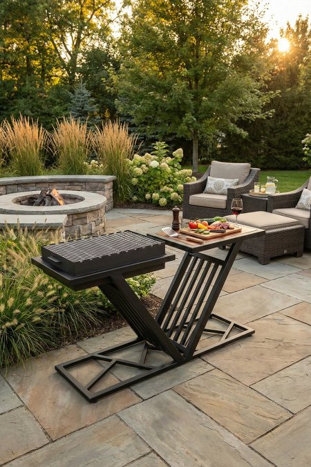 شواية ستاند مودرن – طول 160 سم