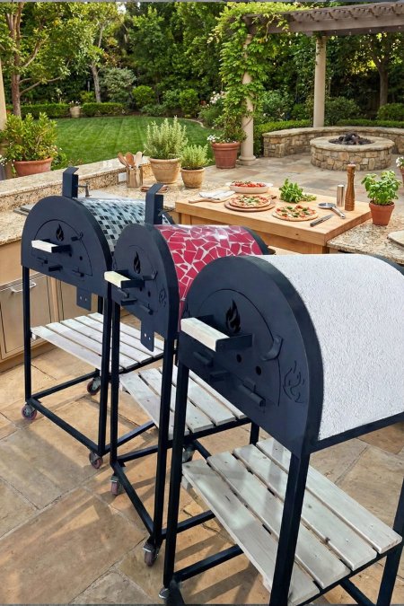 فرن بيتزا برميل طوب حراري (60×60)