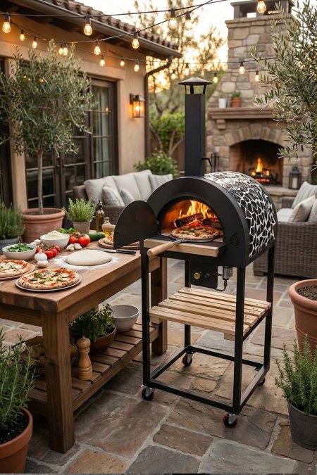 فرن بيتزا قبة