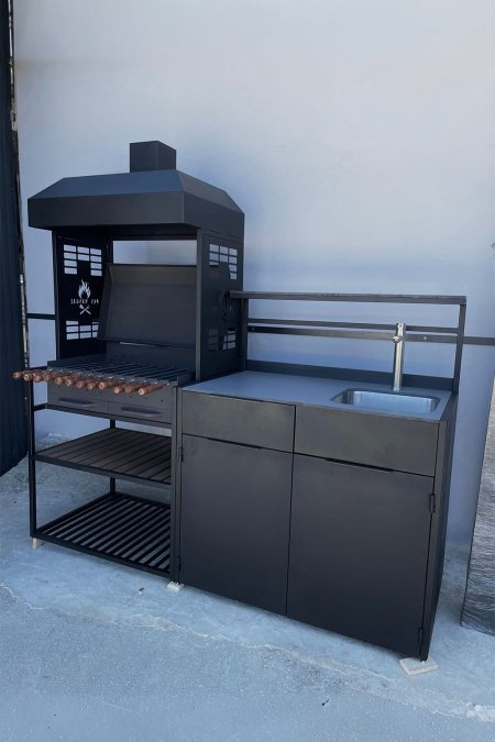 مشواة مع المغسلة