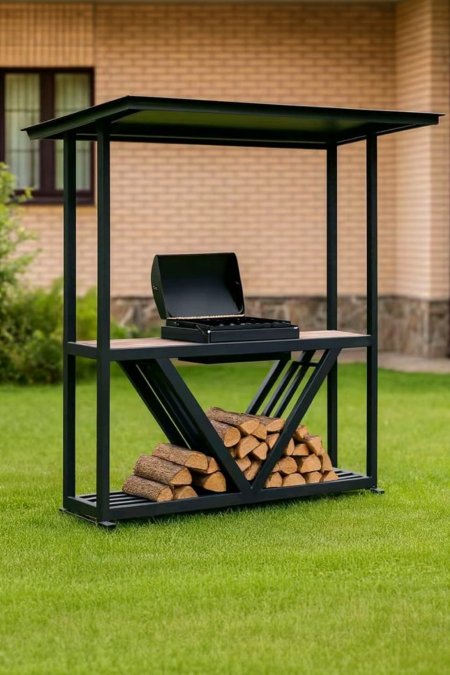 جريل مشاوي مع مظلة بتصميم عصري فاخر