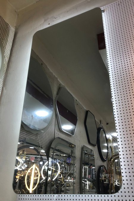 مراية مستطيلة مودرن بدون إطار