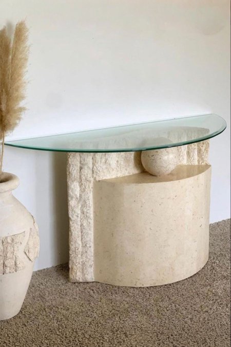 طاولة أركا زجاجية