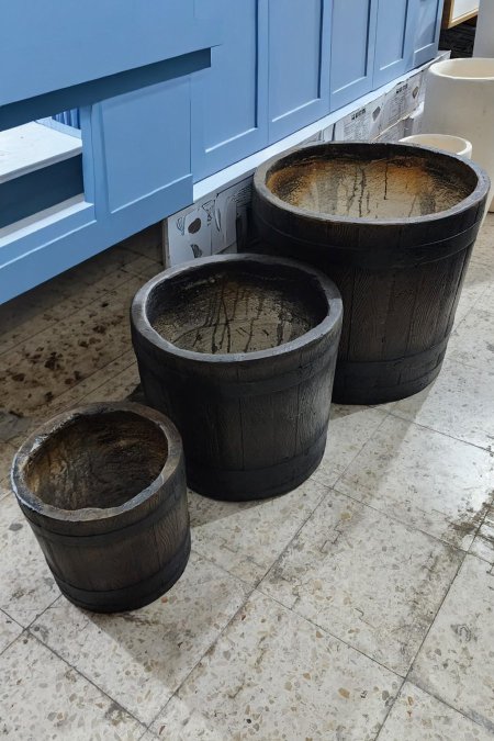 قوّارة بشكل برميل خشبي