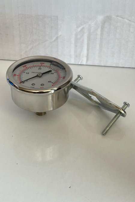مقياس ضغط معدني (Pressure Gauge)