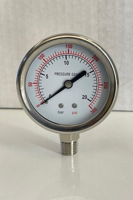 عداد ضغط دائري معدني