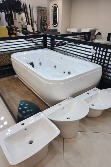 جاكوزي عائلي مستطيل هيدرومساج