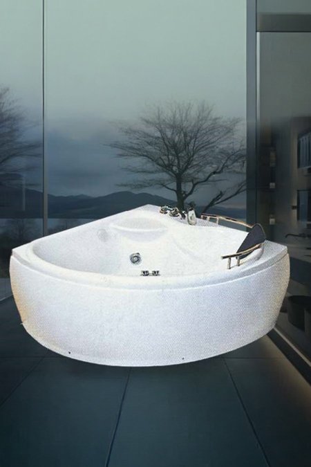 جاكوزي زاوية دائري هيدرومساج