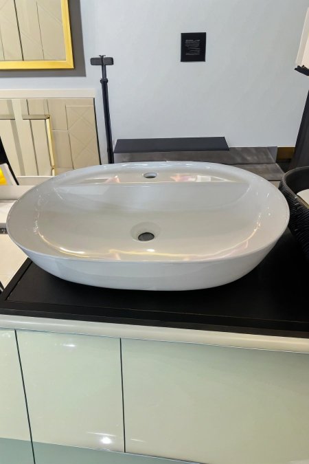 حوض مغسلة بيضاوي عريض – موديل فيستا