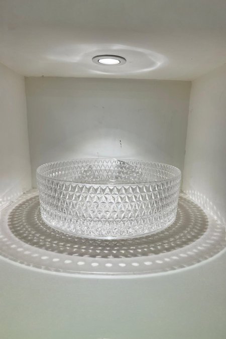 حوض مغسلة زجاجي كريستال شفاف – موديل بيور