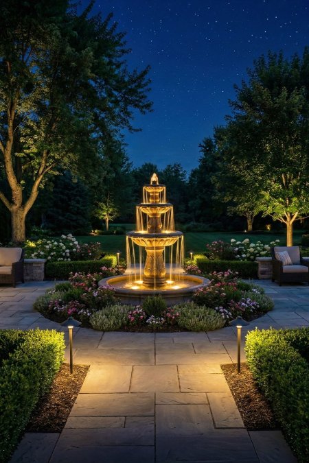 نافورة حدائق كلاسيكية ثلاثية – Royal Garden