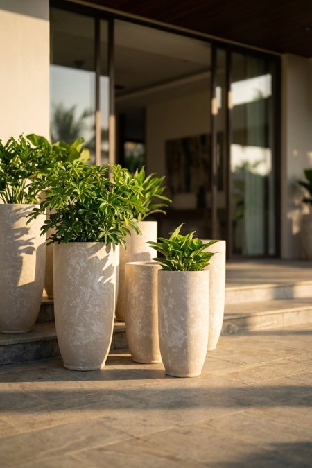 طقم قوّارات مدخل طويلة – بيج حجري مودرن 🌿