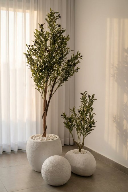 طقم قوّارات مودرن أبيض (3 قطع)